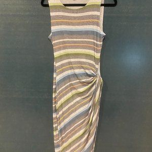 Anthropologie Fitted Striped Summer Dress